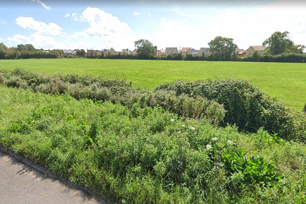 The land at Butt Lane where Newland Homes wants to build 32 houses
