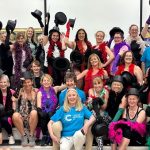 Participants in the Broadway, Burlesque & Bellinis night