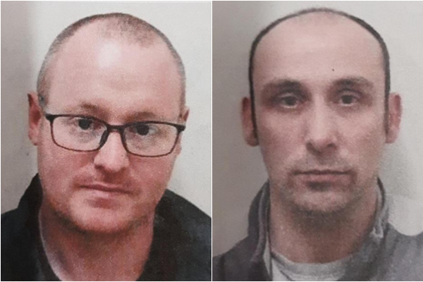 Matthew Armstrong and Daniel Washbourne. Picture: Avon & Somerset police