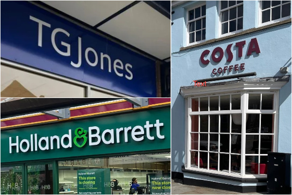 TG Jones, Costa and Holland & Barrett, Thornbury
